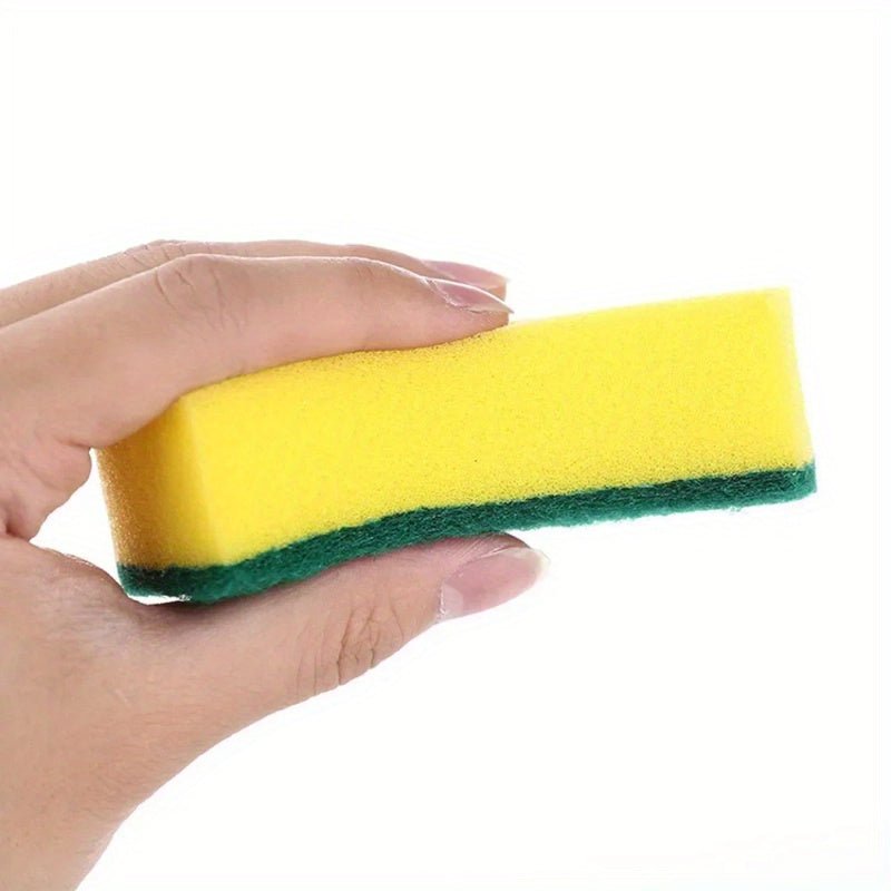 18/36pcs Multi-Purpose Kitchen Cleaning Sponges - High Absorbency, Rust & Oil Removal, Double-Layer Design, Suitable for Utensils, Cookware, and Furniture