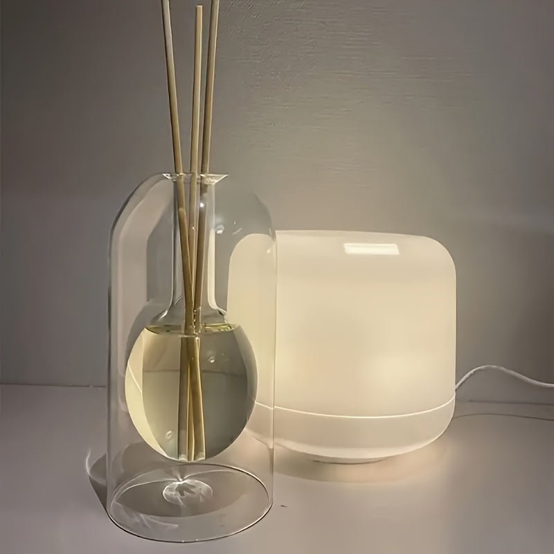 1 Elegant Portable Essential Oil Diffuser & Decorative Container - Battery-Free, No Power Required, Safe for Pets &, Spherical/Bottle-Shaped Diffuser with Vertical Lines, Home/Office/Bedroom Diffuser for (Oil Not Included), D