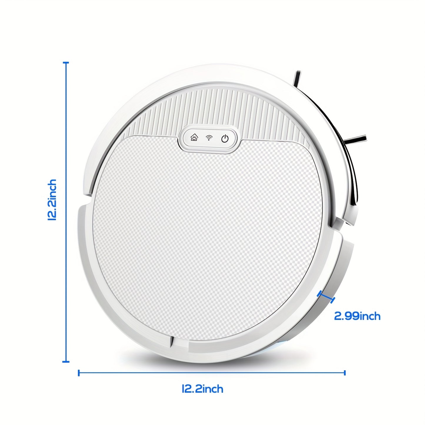 Robotic Vacuum Cleaner And Mop Combo, 5000Pa Strong Suction, Multiple Cleaning Modes, 2in 1 Robot Vacuum Cleaner, APP/Remote/Alexa Voice Control, Automatic Self-Charging, Ideal for Pet Hair, Hard Floor And Low-Pile Carpet, Ro