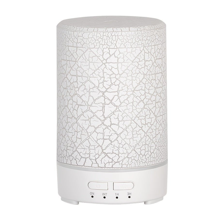 Soundwave technology Essential Oil Diffuser & Air Humidifier with Color-Changing LED Light, Auto Shut-Off, Quiet Operation, 5.07oz Large Tank, Modern Purple///White/Black Design for Home, Office, Bedroom, Living Room - - Devi