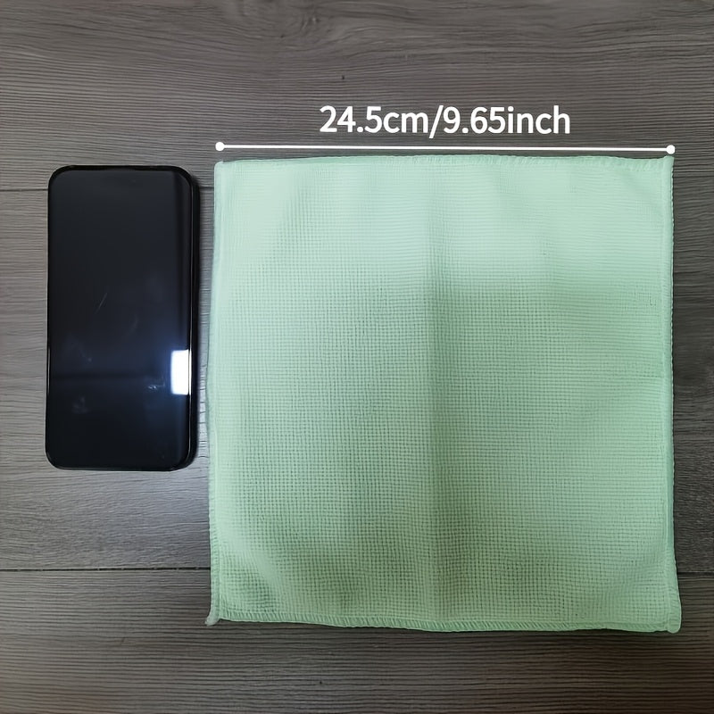 2pcs Options: 20/10pcs Multi-Purpose Microfiber Cleaning Cloths, Reusable & Quick-Dry Towels for Kitchen, Yard, and Commercial Use - Washable Gift Set