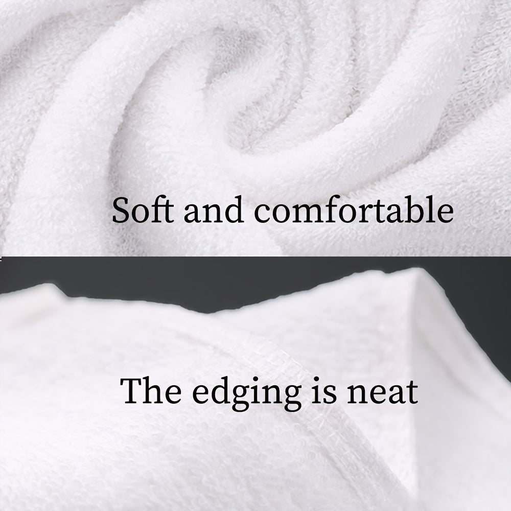 30/40 white small square towels, 30*30 rectangular fabric, multi-purpose durable household towels suitable for home, hotel, camping bathroom supplies, and cleaning cloths