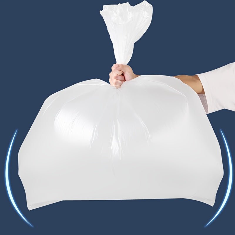 100pcs MELTSET M Heavy-Duty Large Trash Bags - Extra Thick & Durable Multi-Purpose Garbage Bags for Yard, Kitchen, Bathroom, Outdoor Use - Disposable Plastic Waste Bags (100 Count), Kitchen Cleanup, Bulk Packaging