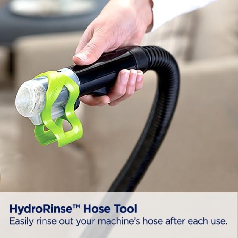 Little Green Portable Carpet Cleaner & Upholstery Machine with 48oz Capacity, Self-Cleaning Hydro-Rinse System, Stain Brush & Steam Vacuum - Heavy-Duty Cordless, For Home, Car, Office, Pet Stains - Compact Design, Ergonomic H