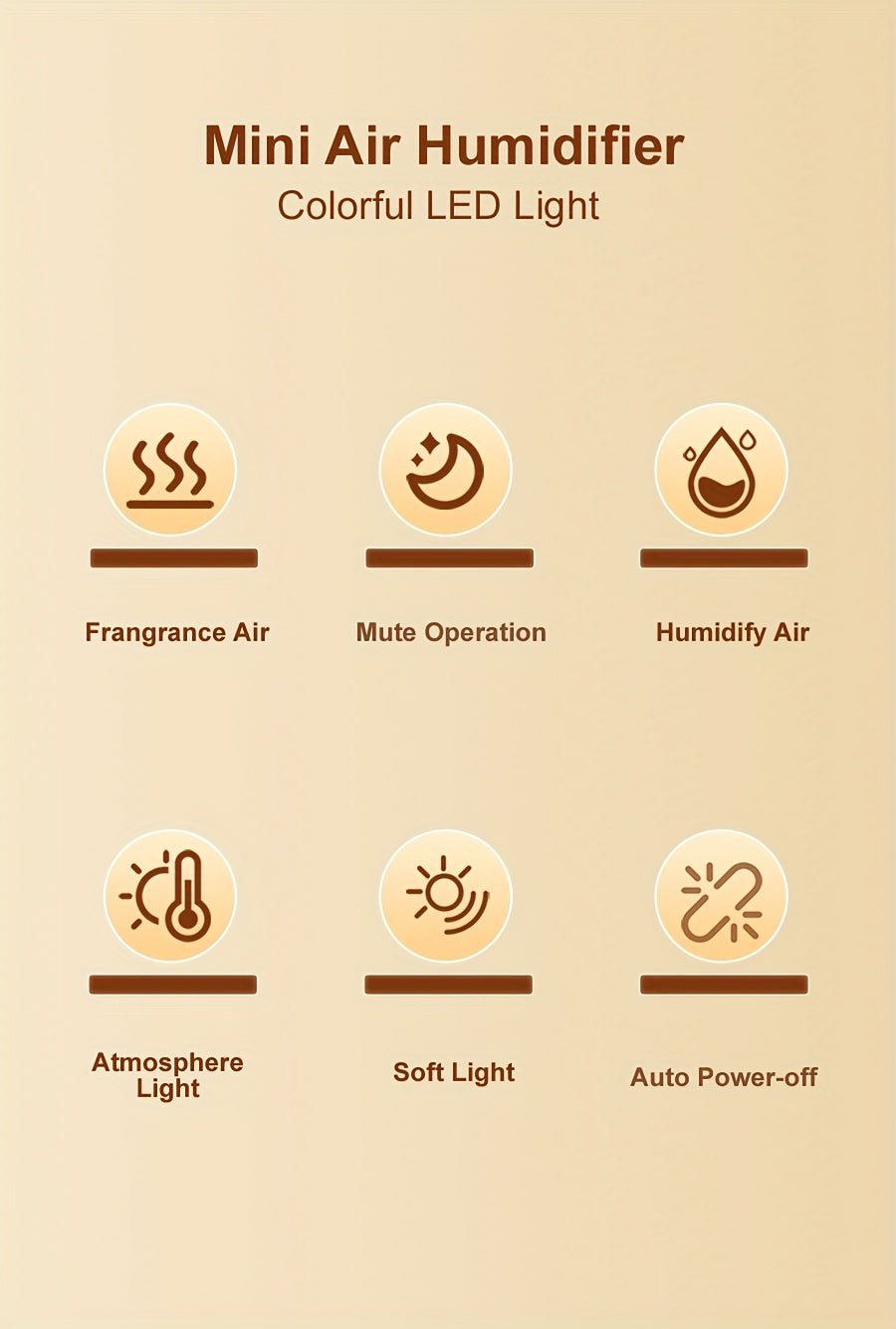 Soundwave technology Essential Oil Diffuser & Air Humidifier with Color-Changing LED Light, Auto Shut-Off, Quiet Operation, 5.07oz Large Tank, Modern Purple///White/Black Design for Home, Office, Bedroom, Living Room - - Devi