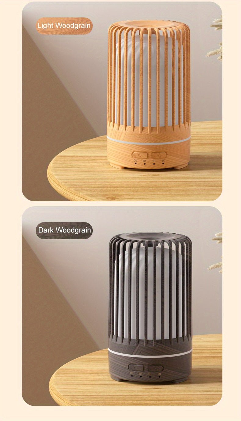 5905.51inch Essential Oil Diffuser & Humidifier with 7-Color Night Light, Usb-Powered Cool Mist for Bedroom, Office, Home - Durable PP Material, Ideal Gift, Office Humidifier, Modern Aesthetic, Sleek Design, Wellness Enthusia