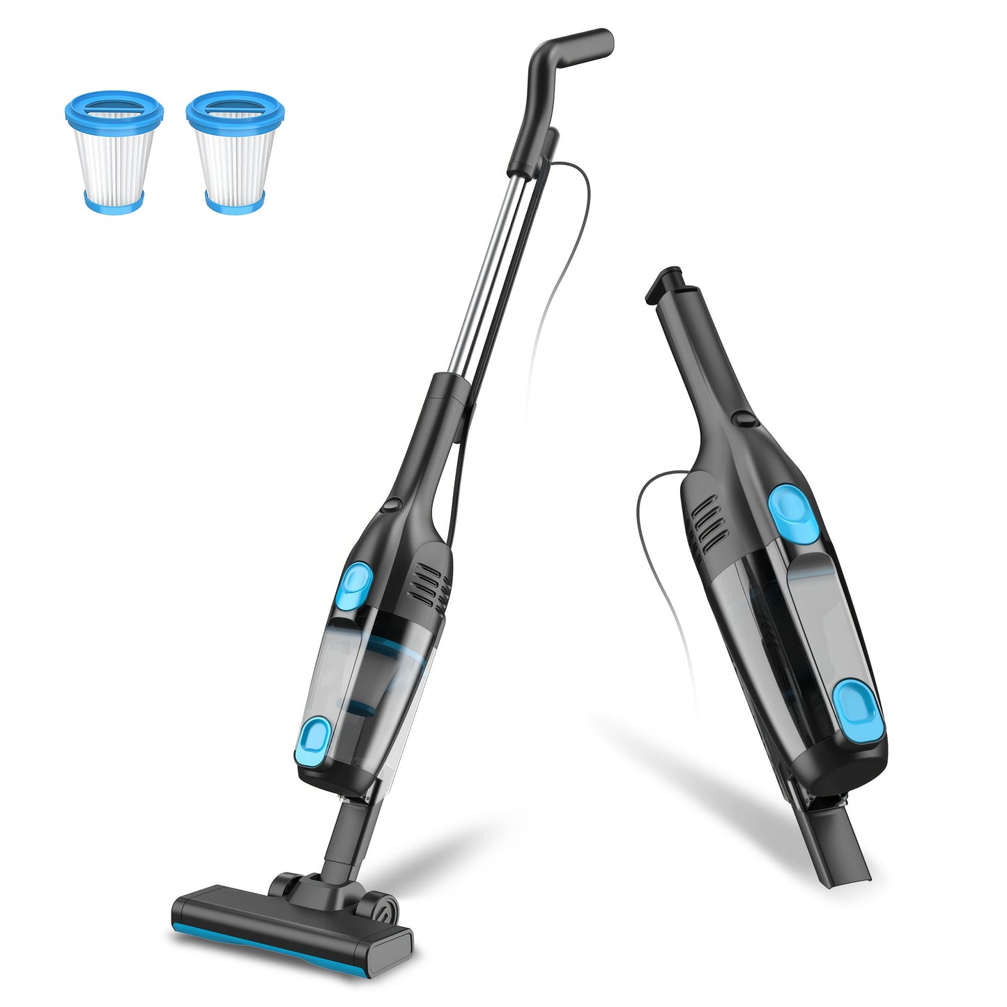 [2025 Bestseller]R6X Wired Handheld Vacuum Cleaner, High Suction Power, Ultra Quiet, High-Powered, Compact And Portable, Multi-Functional For Removing Dust Mites, Pet Hair, Car Interiors, Hard Floors, And More