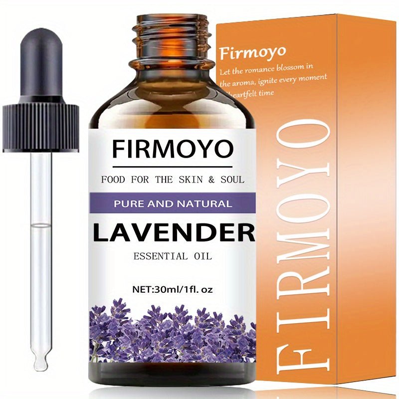 Natural lavender essential oil,30ml/100ml, high concentration of fragrance,plant extracts,facial moisturising essence, easy to absorb non-greasy,so that the Light Beige looks more shiny,suitable for face, body, hair, massage,