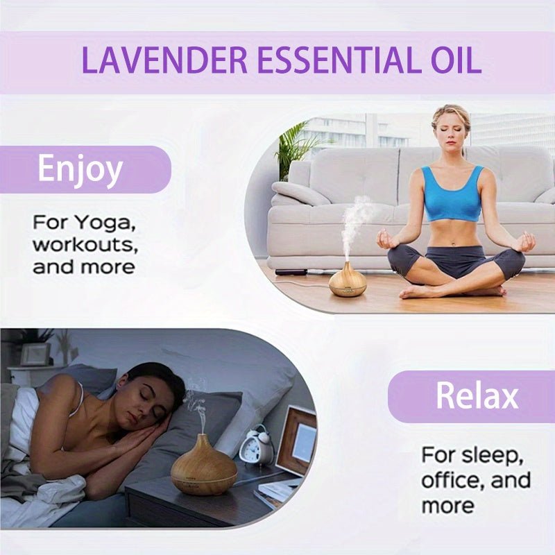 Natural lavender essential oil,30ml/100ml, high concentration of fragrance,plant extracts,facial moisturising essence, easy to absorb non-greasy,so that the Light Beige looks more shiny,suitable for face, body, hair, massage,