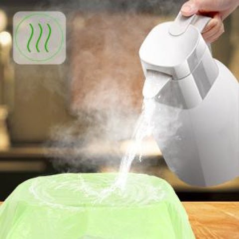 50pcs/2 Rolls, 4-5 Gallon Capacity, Odorless, Extra Thick & Leakproof Green Trash Bags, Heavy-Duty, 20L Household Garbage Bags