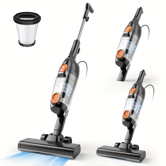 [2025 Bestseller]R6X Wired Handheld Vacuum Cleaner, High Suction Power, Ultra Quiet, High-Powered, Compact And Portable, Multi-Functional For Removing Dust Mites, Pet Hair, Car Interiors, Hard Floors, And More
