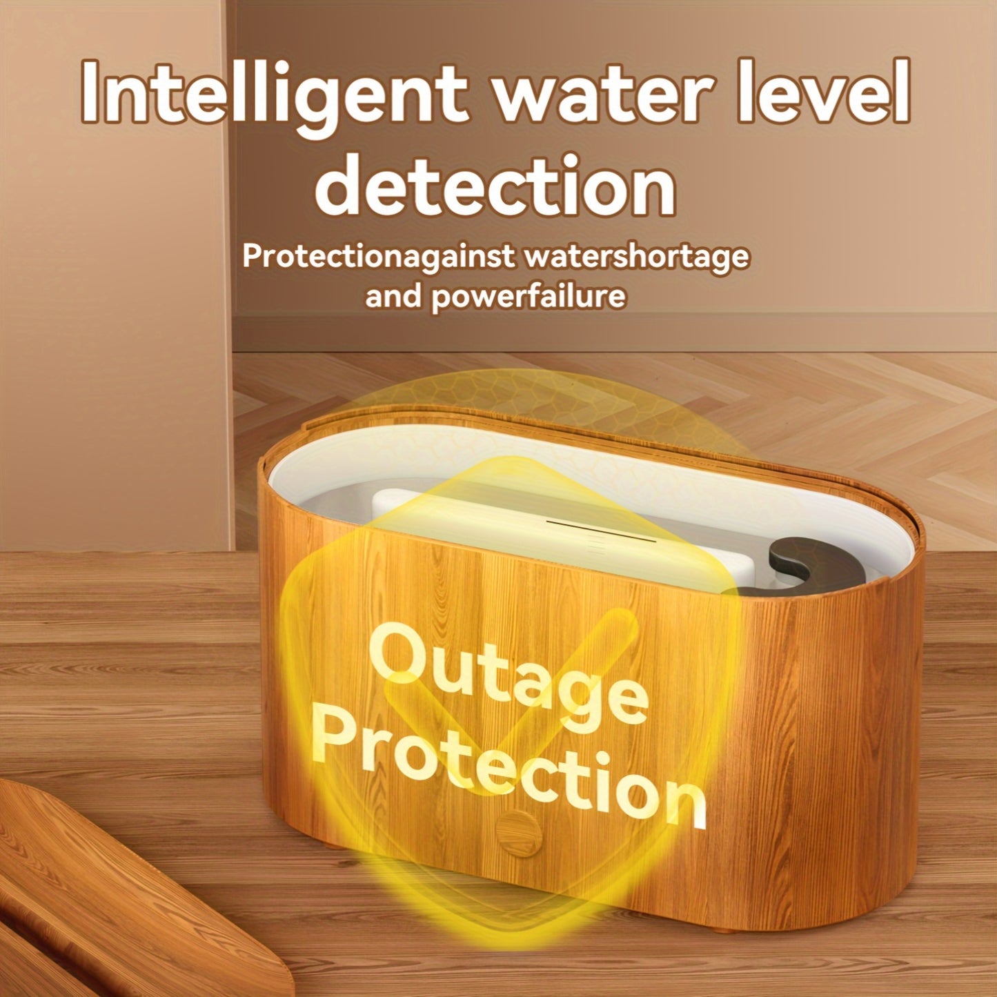 [Aroma Diffuser | Humidifier] 7-color Simulated Flame LED Night Light Humidifier And Aroma Diffuser | Can Add Essential Oils As Air Aroma Diffuser, Suitable For Home, Office, Gift And Environmental Lighting, Bedroom Room Deco